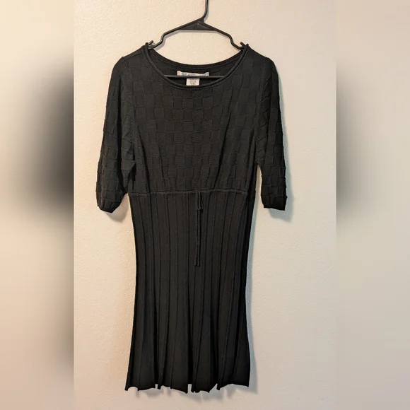 Max Studio Elegant Black Knit Dress - Picture 1 of 3